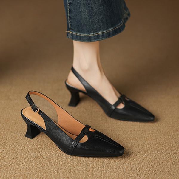 Handcrafted Premium Leather Women's Shoes: Elegance Redefined(Easn20183003)