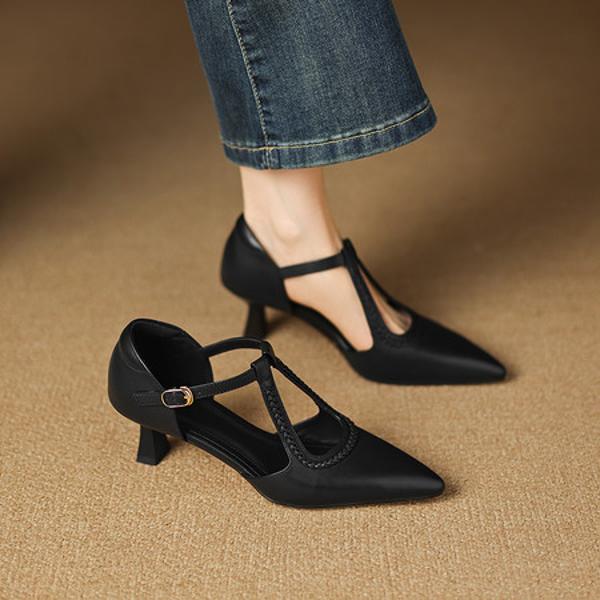 Exquisite Handmade Leather Women's Shoes: Luxury Craftsmanship & Timeless Elegance(Easn20183009)