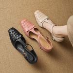 Handcrafted Genuine Leather Women's Shoes: Luxury Elegance(Easn20183010)