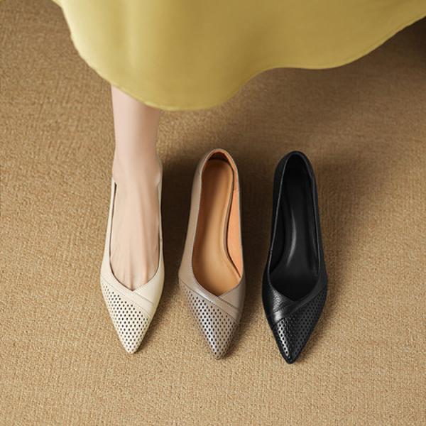 Exquisite Handcrafted Leather Women’s Shoes: Luxury and Elegance Redefined(Easn20183015)