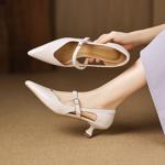 Exquisite Handcrafted Leather Women’s Shoes: Elegant, Luxurious Quality Artistry(Easn20183029)