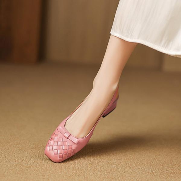 Exquisite Handcrafted Leather Women's Shoes: Elegance Redefined(Easn20183017)