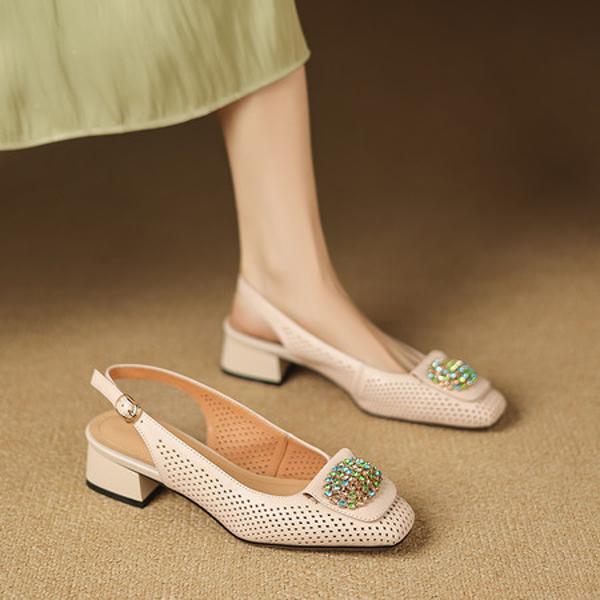 Exquisite Handmade Leather Women's Shoes: Elevate Elegance with Luxury Craftsmanship(Easn20183016)