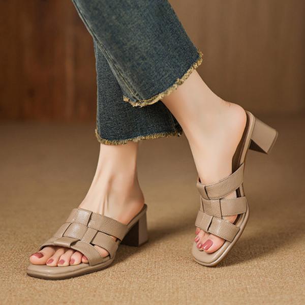 Exquisite Handcrafted Leather Women's Shoes: Luxurious Elegance and Superior Craftsmanship(Easn20182716)