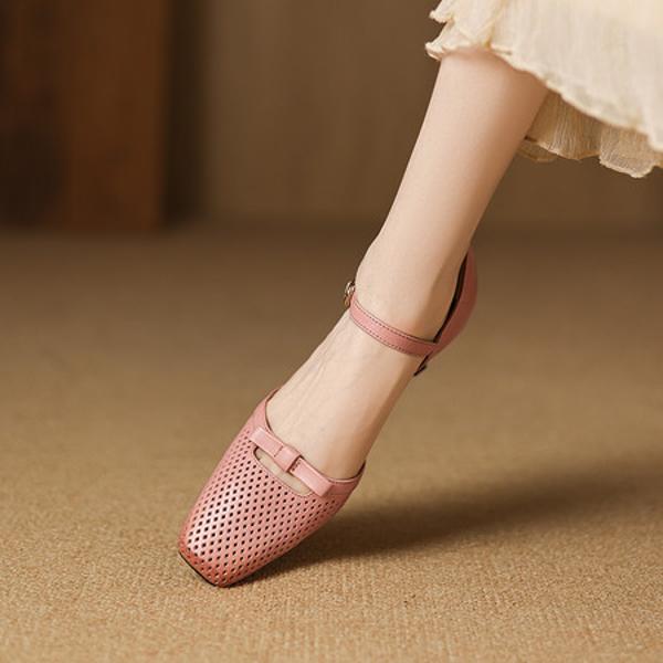 Handcrafted Leather Ladies' Shoes: Luxurious Elegance in Every Stitch(Easn20183011)