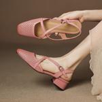 Elegant Handcrafted Leather Women's Shoes of Superior Quality(Easn20183026)