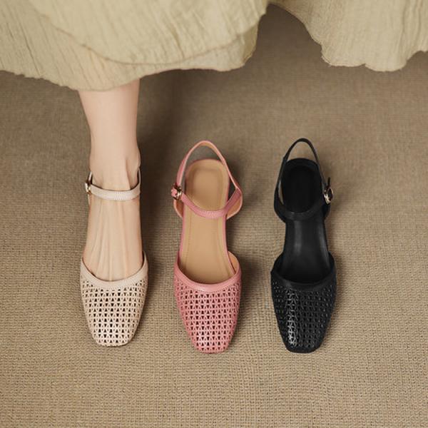 Handcrafted Luxury Leather Women's Shoes: Elegance in Every Stitch(Easn20183023)