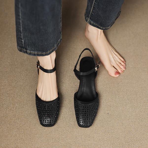 Handcrafted Luxury Leather Women's Shoes: Elegance in Every Stitch(Easn20183023)