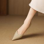 Handcrafted Luxury Leather Women's Shoes with Elegance(Easn20183025)