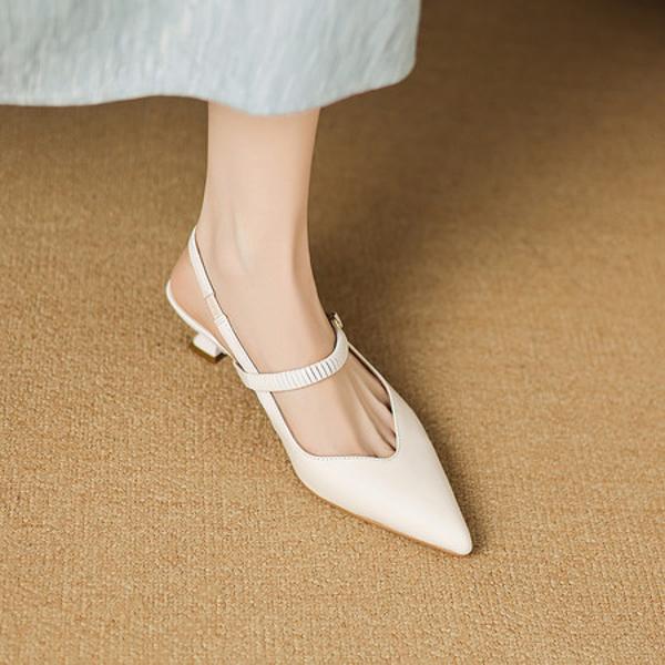 Exquisite Handcrafted Leather Women's Shoes for Elegance(Easn20183031)