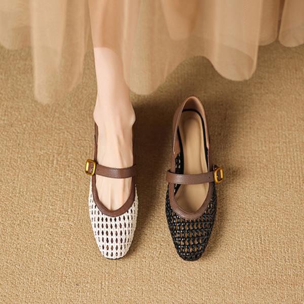 Exquisite Handcrafted Leather Women's Shoes: Timeless Elegance & Luxury(Easn20182726)