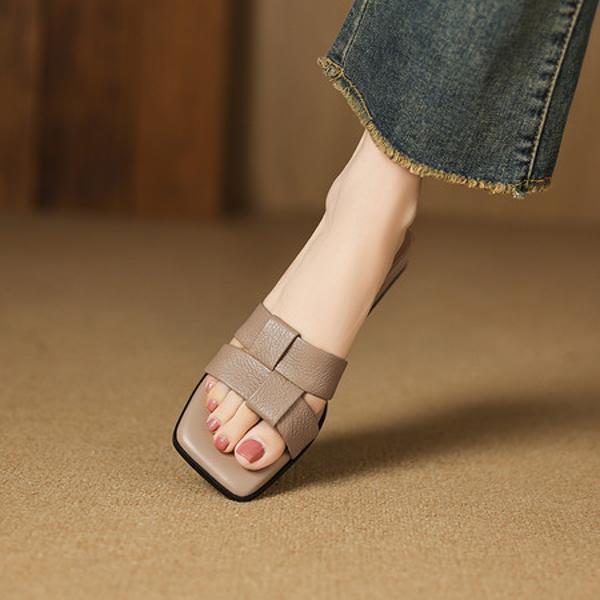 Exquisite Handcrafted Leather Women's Shoes: Luxury Meets Elegance(Easn20182721)