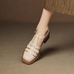 Exquisite Handcrafted Leather Shoes for Elegant Women(Easn20182751)