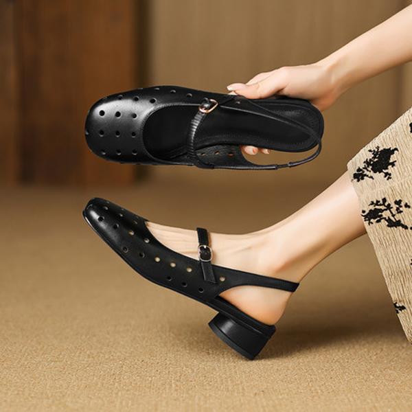 Exquisite Handmade Leather Women’s Shoes: Elegance Meets Luxury Craftsmanship(Easn20182727)