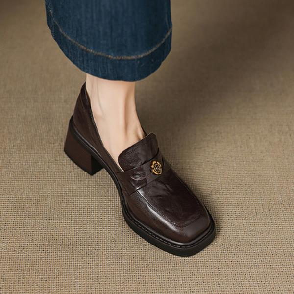 Exquisite Handcrafted Leather Women's Shoes: Elegance Meets Luxury(Easn20182762)