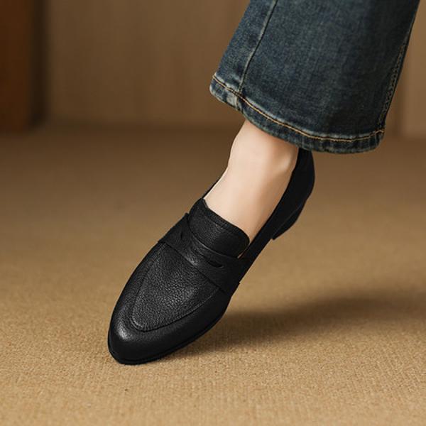 Handcrafted Genuine Leather Women’s Shoes: Elegance & Quality(Easn20182761)