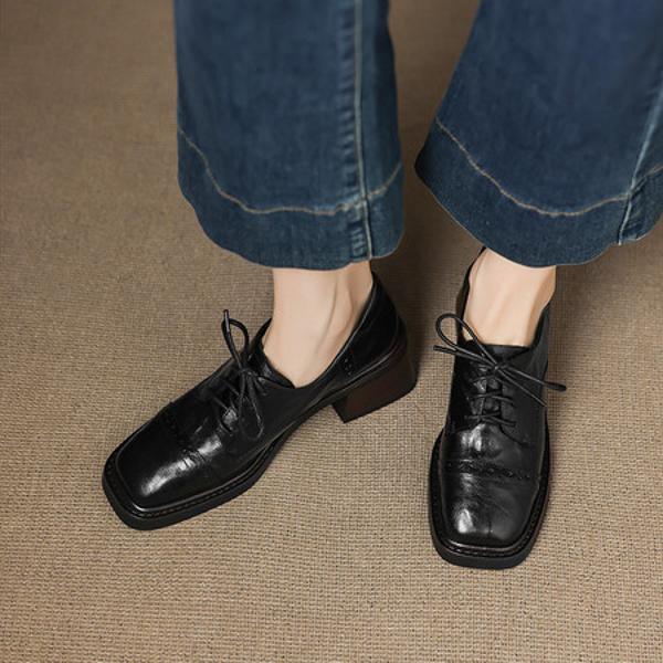 Handcrafted Leather Women's Shoes: Elegance and Luxury(Easn20182763)