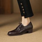 Handcrafted Leather Women's Shoes: Luxury, Elegance, and Quality.(Easn20182759)