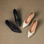 Handcrafted Luxury Leather Women's Shoes - Elegance Redefined(Easn20182767)