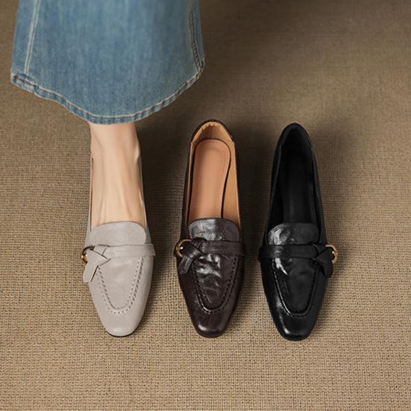 Luxury Handmade Leather Women’s Shoes: Elegant Craftsmanship & Quality(Easn20182775)