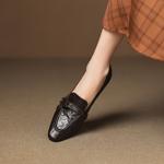 Luxury Handmade Leather Women’s Shoes: Elegant Craftsmanship & Quality(Easn20182775)