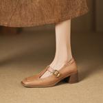 Luxurious Handcrafted Leather Women's Shoes: Elegance in Every Stitch(Easn20182768)