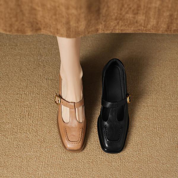 Luxurious Handcrafted Leather Women's Shoes: Elegance in Every Stitch(Easn20182768)