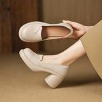 Handcrafted Luxury Leather Women’s Shoes with Exquisite Craftsmanship(Easn20182755)