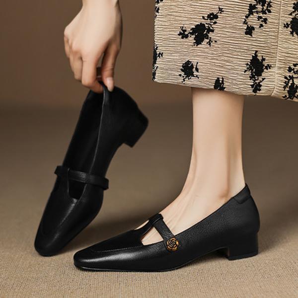 Handcrafted Luxury Leather Women's Shoes: A Fusion of Elegance and Quality(Easn20182773)