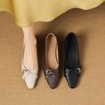 Handcrafted Genuine Leather Women's Shoes: Elegant Luxury with Exquisite Craftsmanship(Easn20182779)