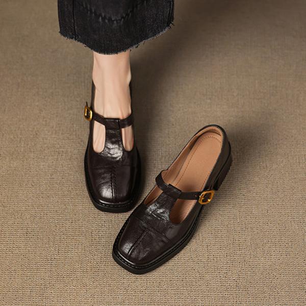 Exquisite Handcrafted Leather Women’s Shoes - Luxurious Elegance Redefined(Easn20182778)