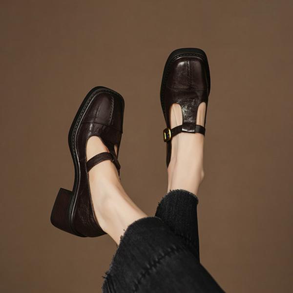 Exquisite Handcrafted Leather Women’s Shoes - Luxurious Elegance Redefined(Easn20182778)