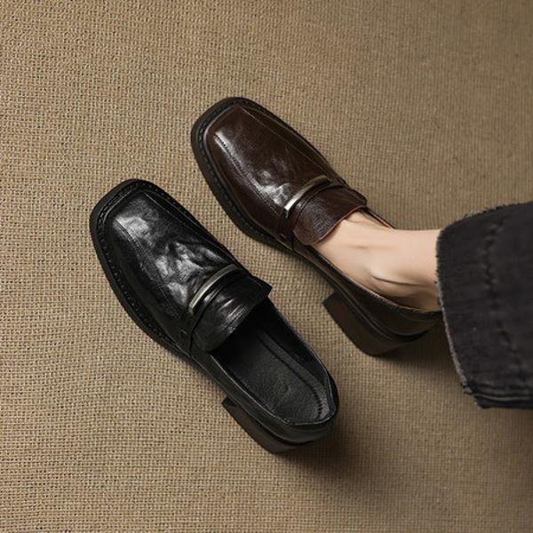 Exquisite Handcrafted Leather Shoes for Elegant Women(Easn20182777)