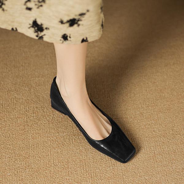 Handcrafted Leather Women's Shoes: Luxurious Elegance Redefined(Easn20182776)