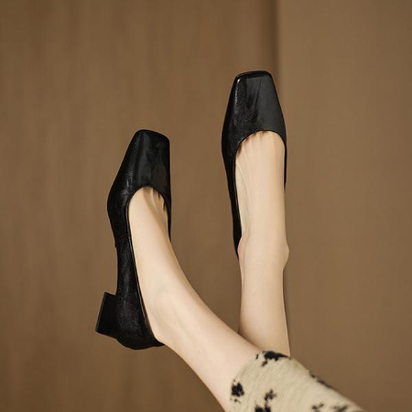 Handcrafted Leather Women's Shoes: Luxurious Elegance Redefined(Easn20182776)