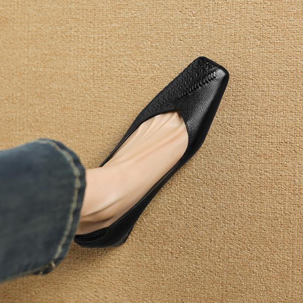 Exquisite Handcrafted Leather Shoes for Elegant Women(Easn20182780)