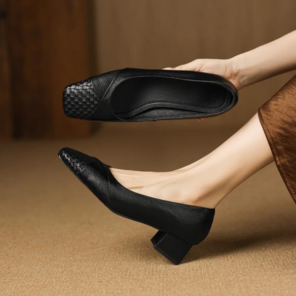 Exquisite Handcrafted Genuine Leather Women's Shoes for the Elegant Woman(Easn20182785)