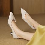 Exquisite Handmade Leather Women's Shoes: Elegant Craftsmanship for Luxury Style(Easn20182787)