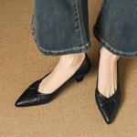 Exquisite Handmade Leather Women's Shoes: Elegant Craftsmanship for Luxury Style(Easn20182787)