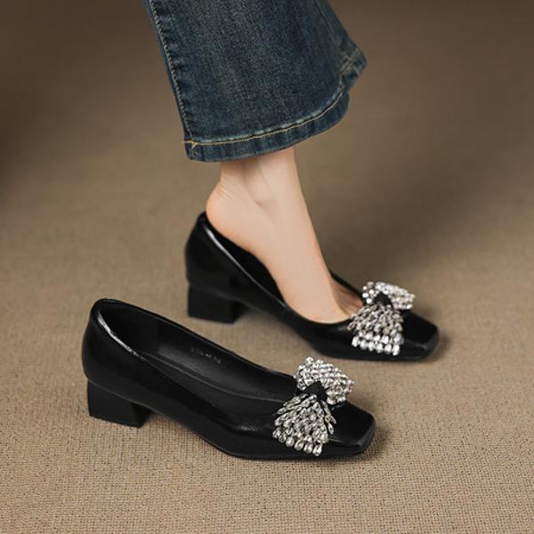 Exquisite Handcrafted Leather Shoes for Elegant Women(Easn20182786)