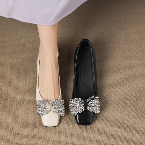 Exquisite Handcrafted Leather Shoes for Elegant Women(Easn20182786)