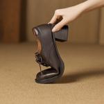 Exquisite Handcrafted Leather Women's Shoes(Easn20182789)