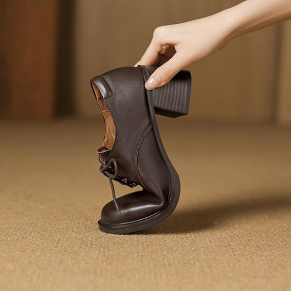 Exquisite Handcrafted Leather Women's Shoes(Easn20182789)