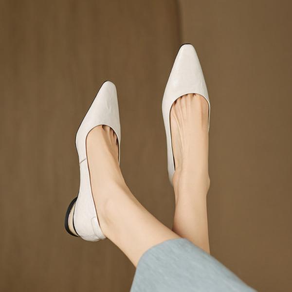 Handcrafted Genuine Leather Women's Shoes: Luxury, Elegance, and Quality(Easn20182796)