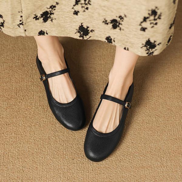 Exquisite Handcrafted Leather Women's Shoes: Luxurious Elegance Unearthed(Easn20182793)