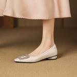 Luxurious Handmade Leather Women's Footwear(Easn20182797)