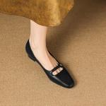 Exquisite Handcrafted Leather Women's Shoes: Elegance Meets Luxury Quality(Easn20182818)