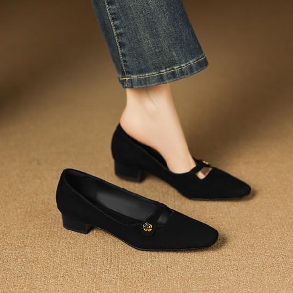 Exquisite Handcrafted Leather Women's Shoes: Elegance Meets Luxury Quality(Easn20182818)