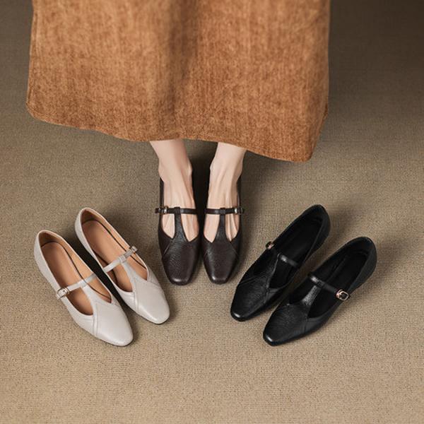 Exquisite Handmade Leather Women's Shoes for Elegance(Easn20182817)