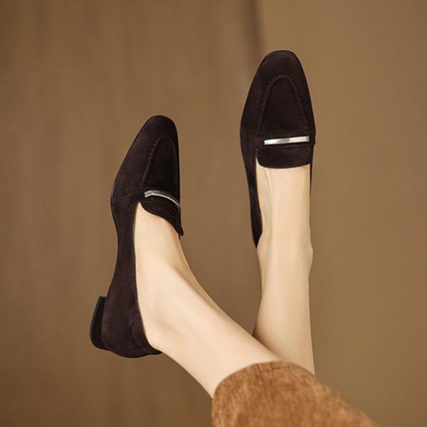 Handcrafted Leather Women's Shoes: Elegance Meets Luxury(Easn20182792)